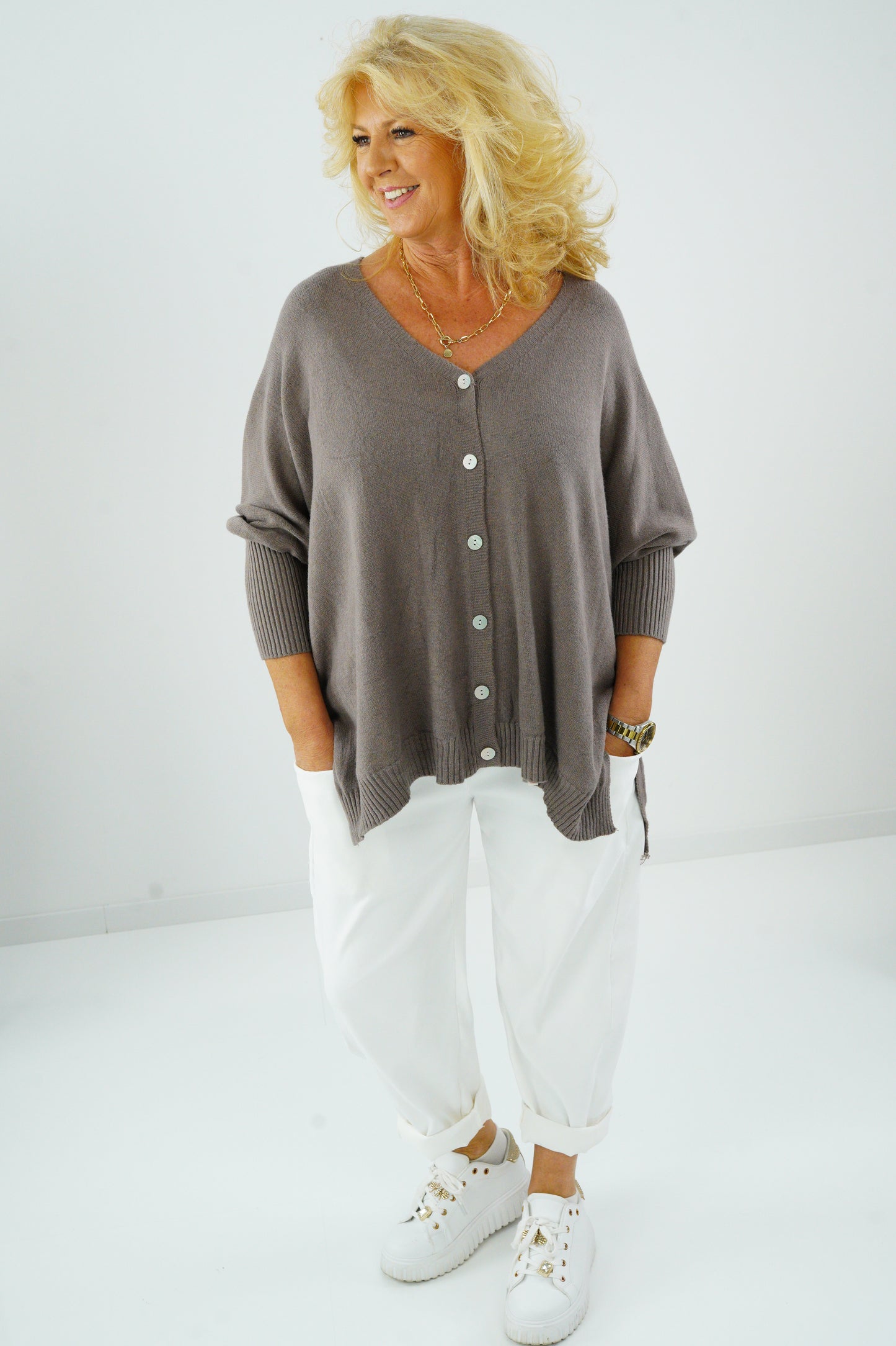 Joggpant in Weiß (38-42+)