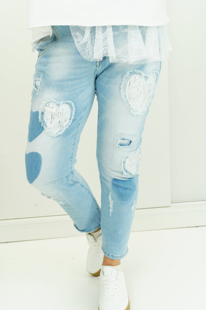 Jeans in light blue Stone Wash (S-XL)