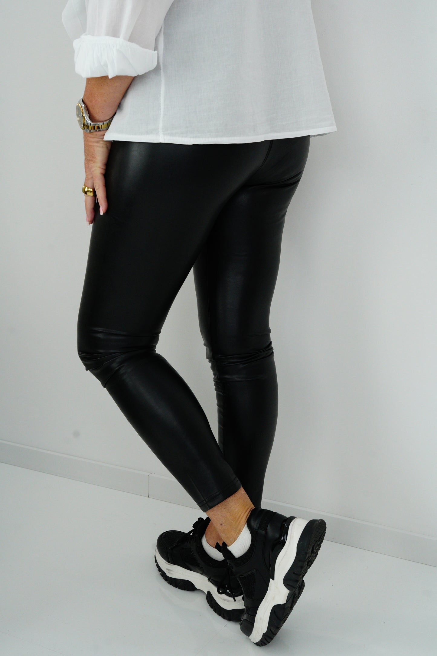 Kunstleder Leggins (36-46)