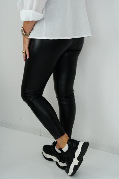 Kunstleder Leggins (36-46)