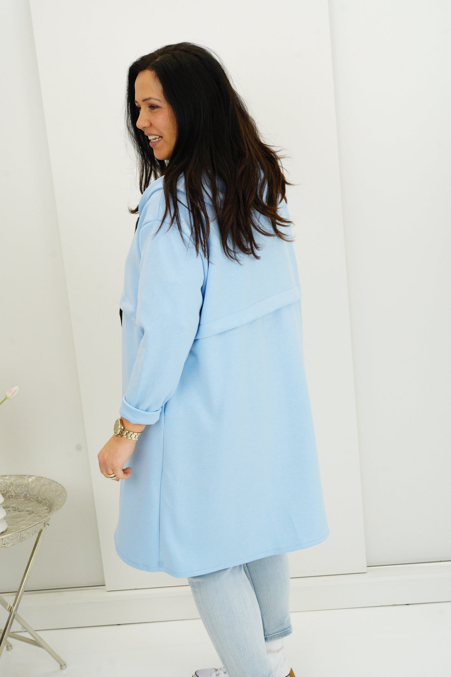 Jacke in Hellblau (42-44+)