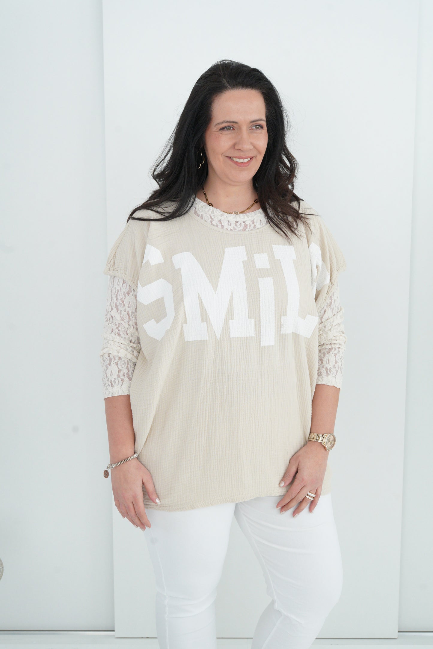 T-Shirt in Beige (42-48)