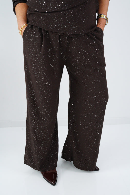 Marlene Hose in Chocolate (38-42+)