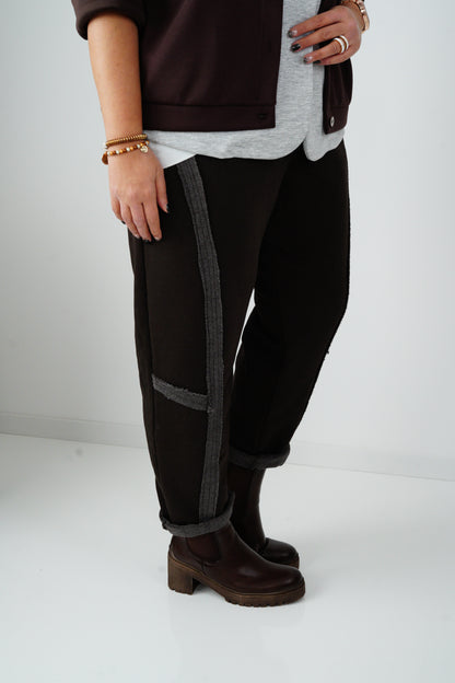 Joggpant in Dark-Chocolate (42-46+)