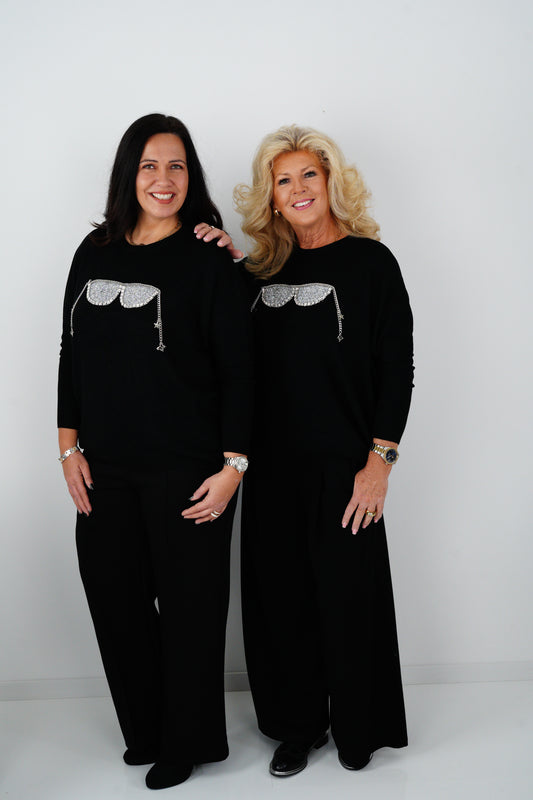 Pullover in Schwarz (40-44)