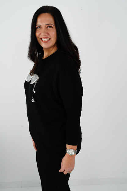 Pullover in Schwarz (40-44)