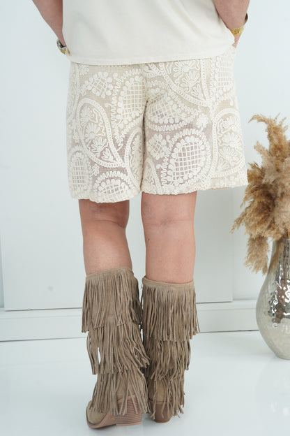 Bermuda in Beige-Vanille (38-42)