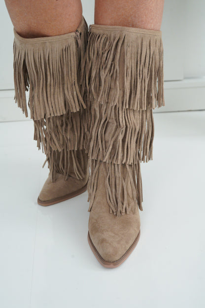 Stiefel in Beige (36-41)