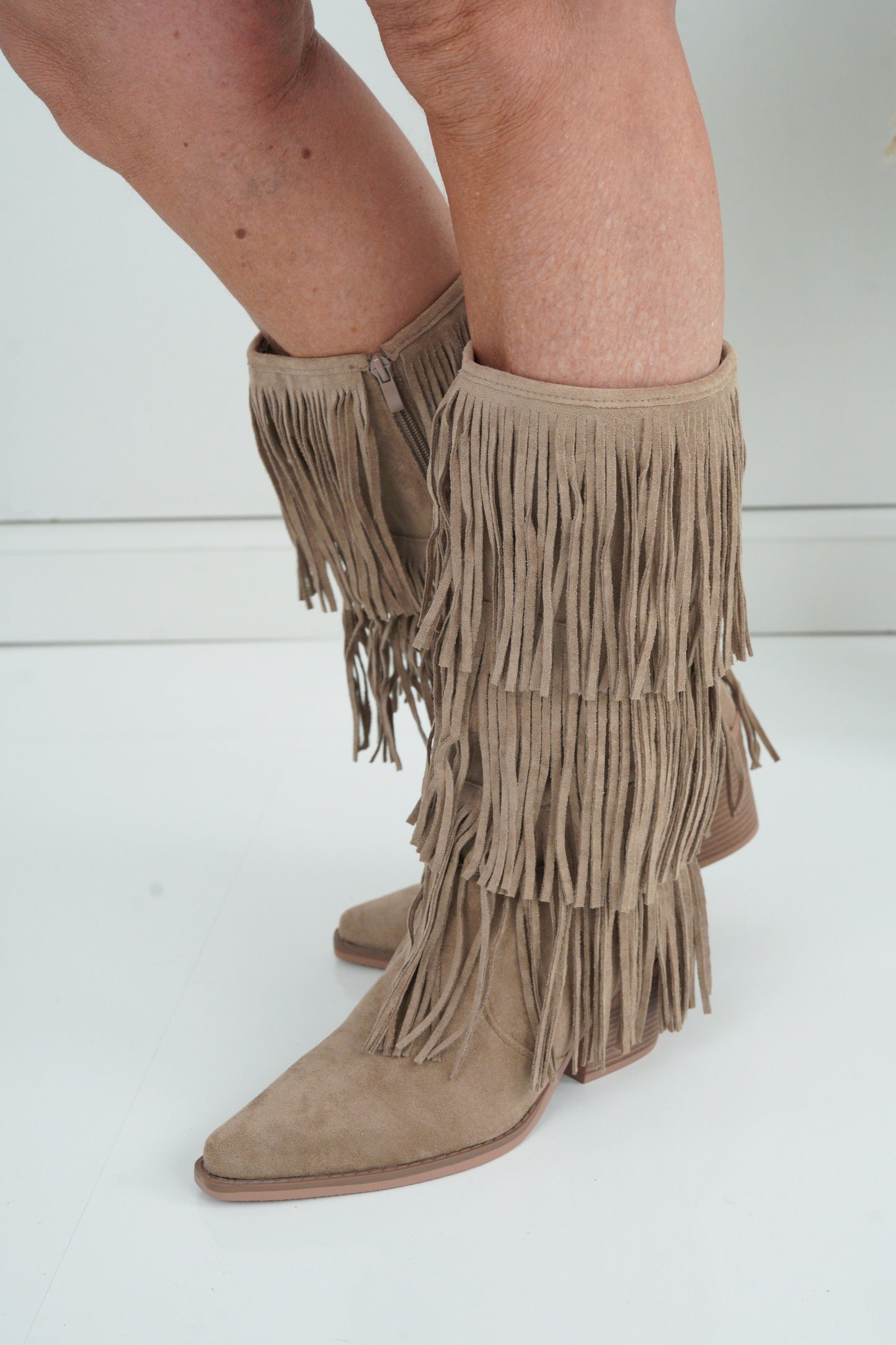 Stiefel in Beige (36-41)