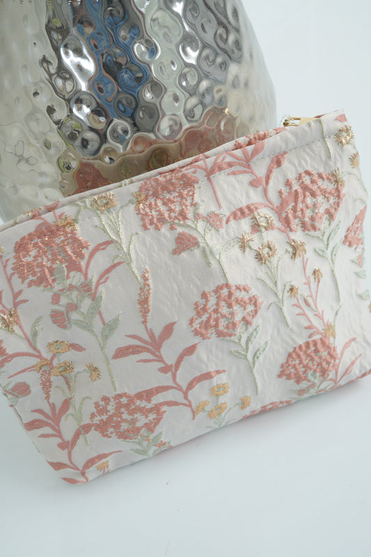 Tasche in Beige-Rose