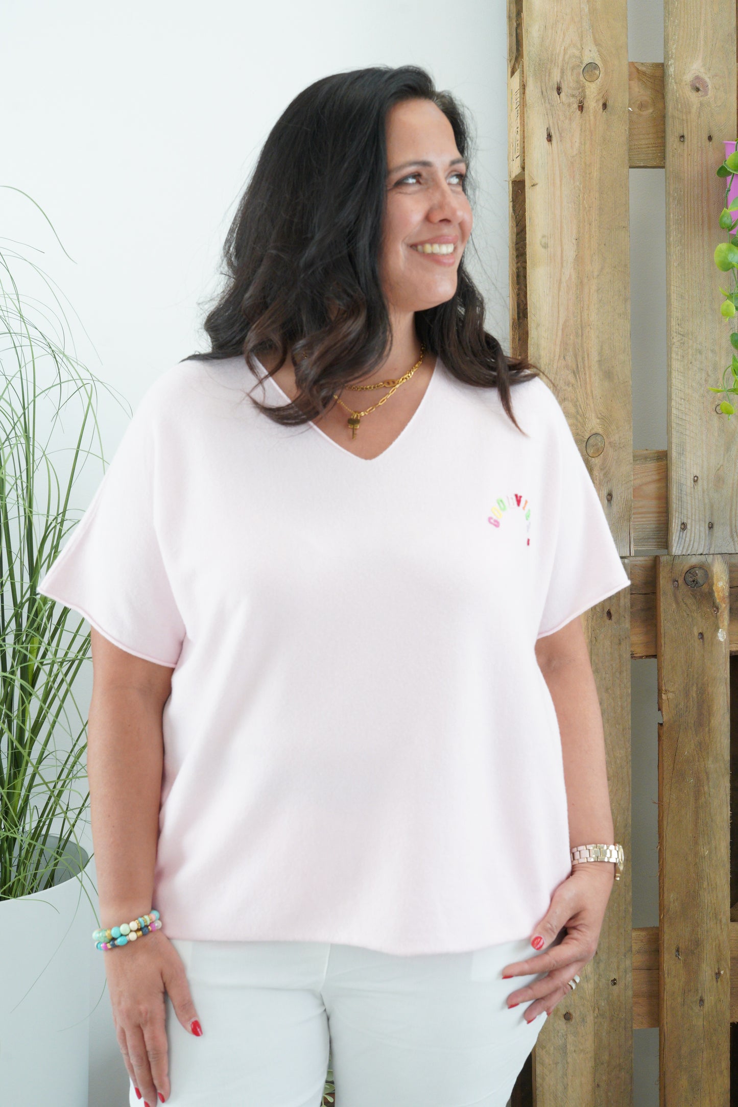 Pullover in Rosa (40-44)