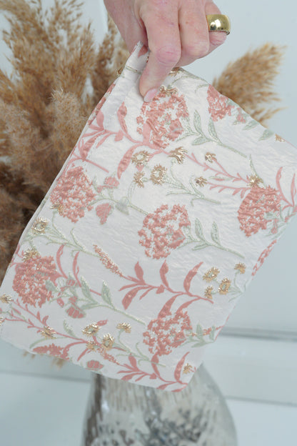 Tasche in Beige-Rose