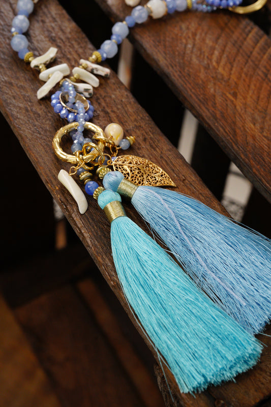 Kette in blau