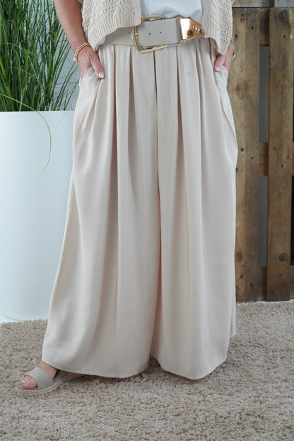 Palazzo Hose in Beige (38-42)