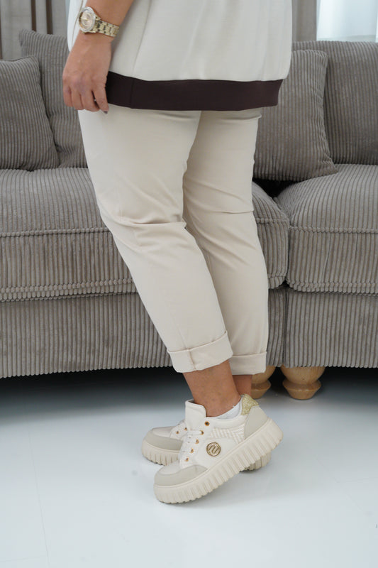 Joggpant in Beige (38-44)