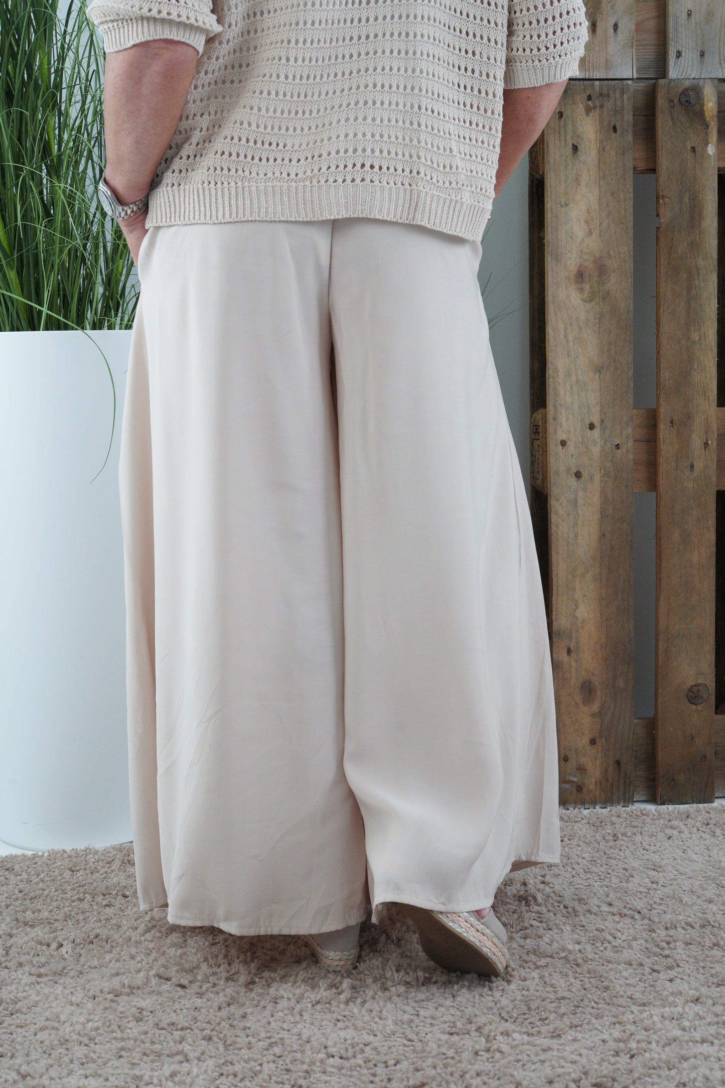 Palazzo Hose in Beige (38-42)