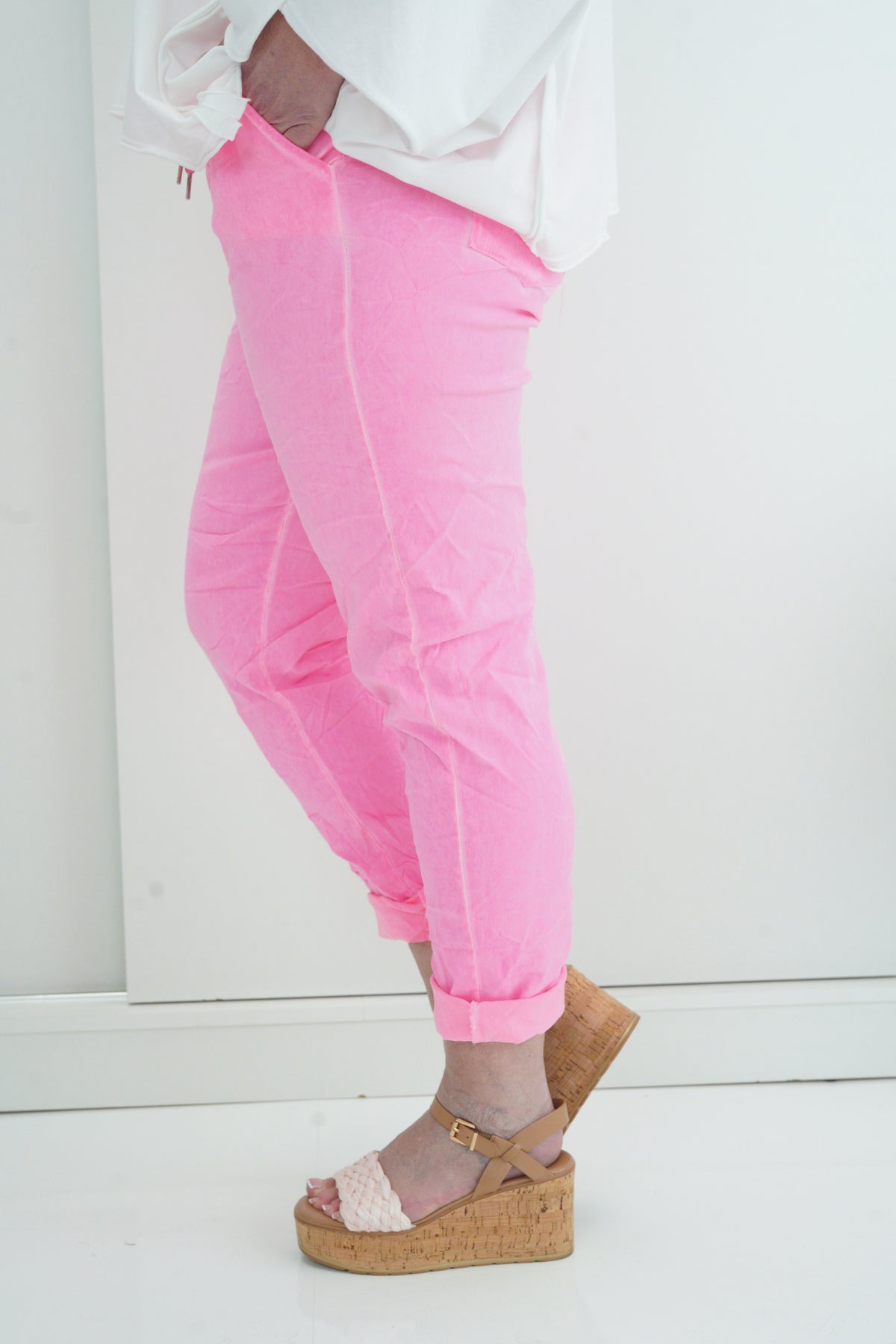 Joggpant in Neon-Pink (38-42)