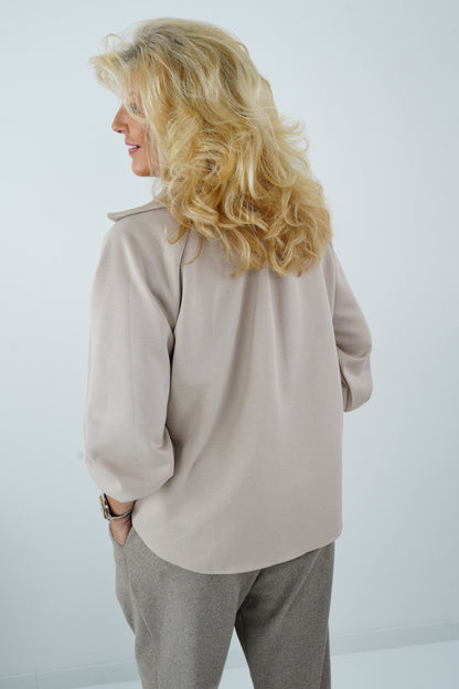Blouson in Beige (40-44+)