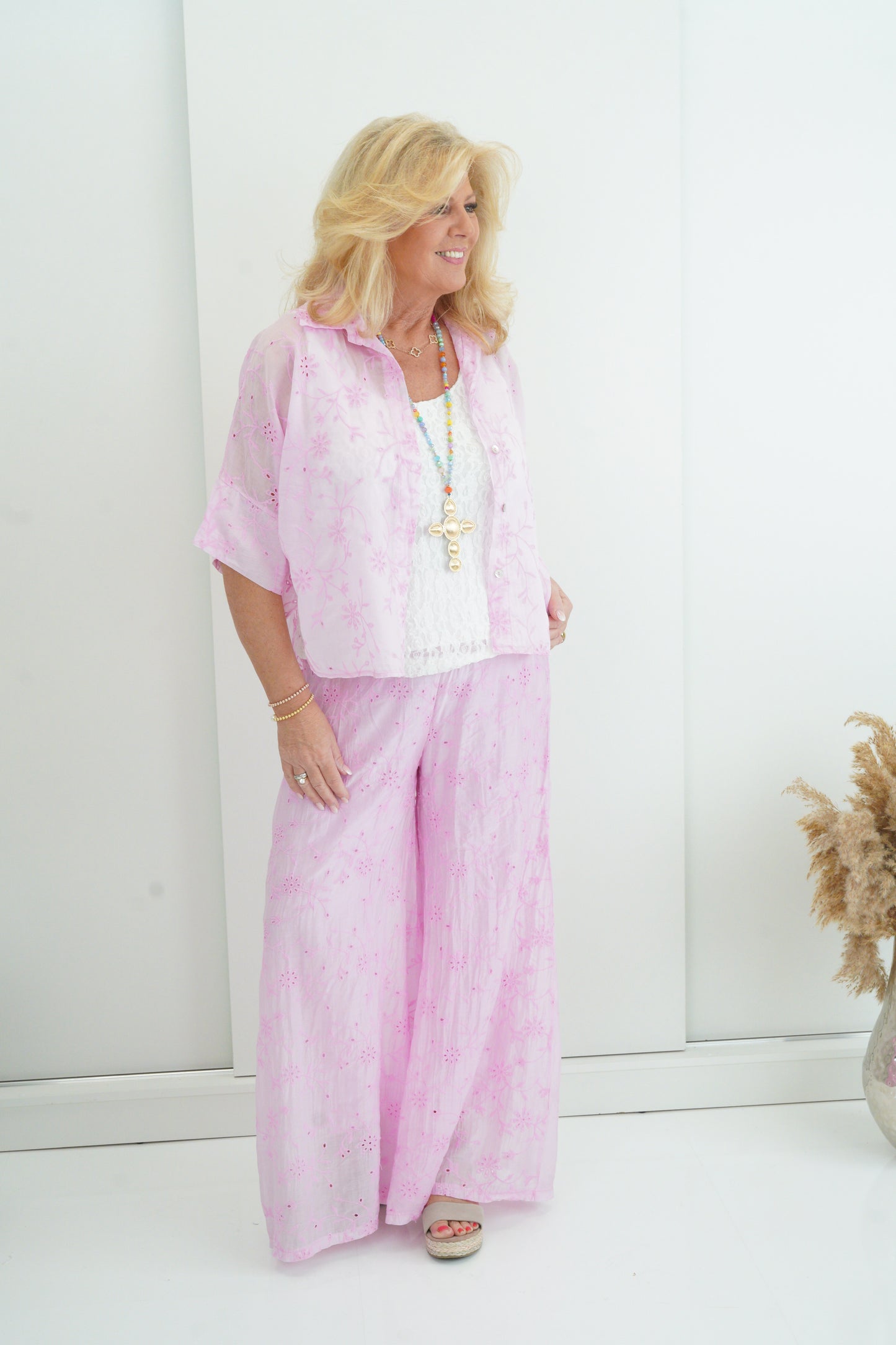 Bluse in Candy Rosa (38-42+)