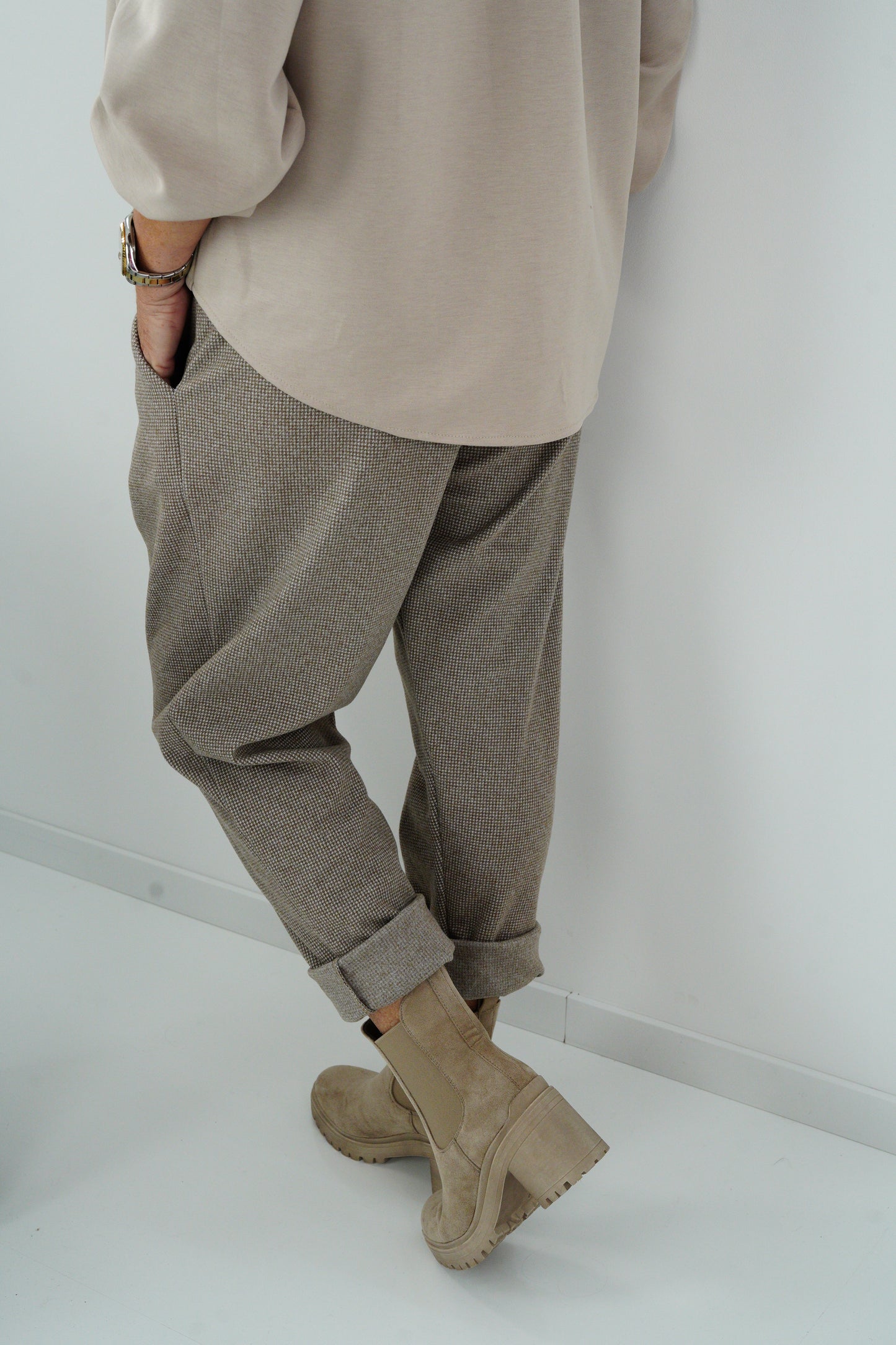 Baggy Hose in Beige (38-42+)