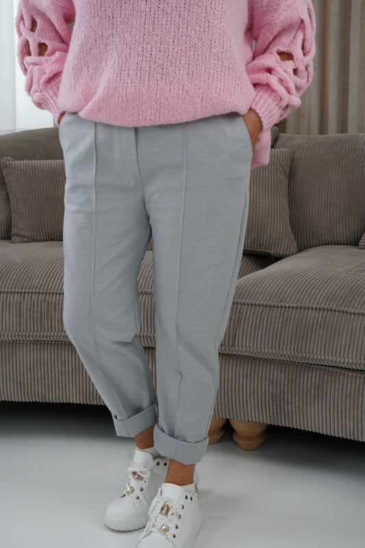 Joggpant in Hellgrau (38-42)