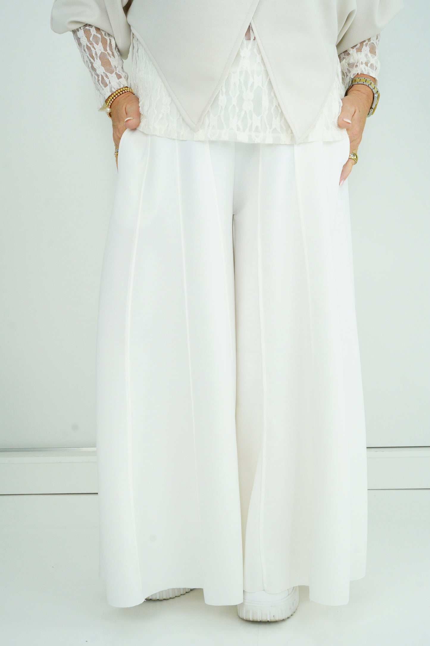Palazzo Hose in Weiß (38-42+)