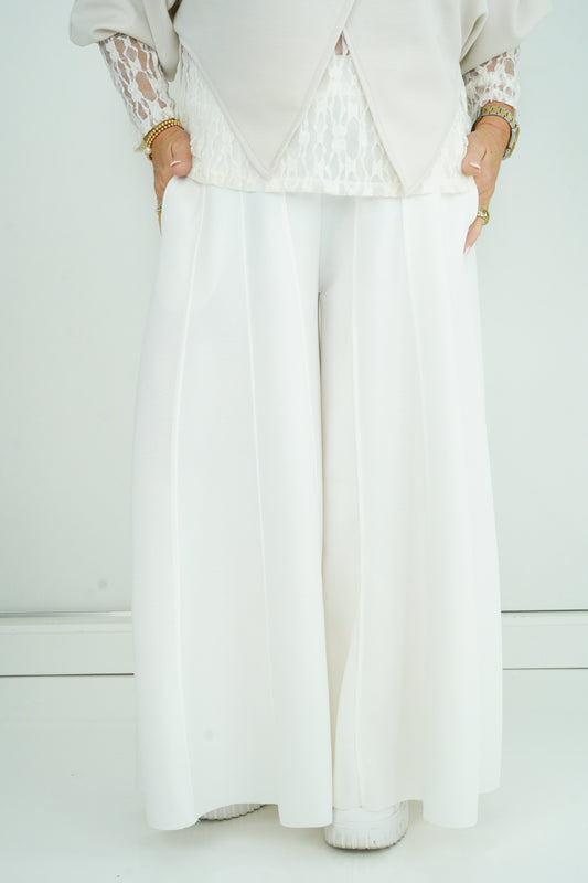 Palazzo Hose in Weiß (38-42+)