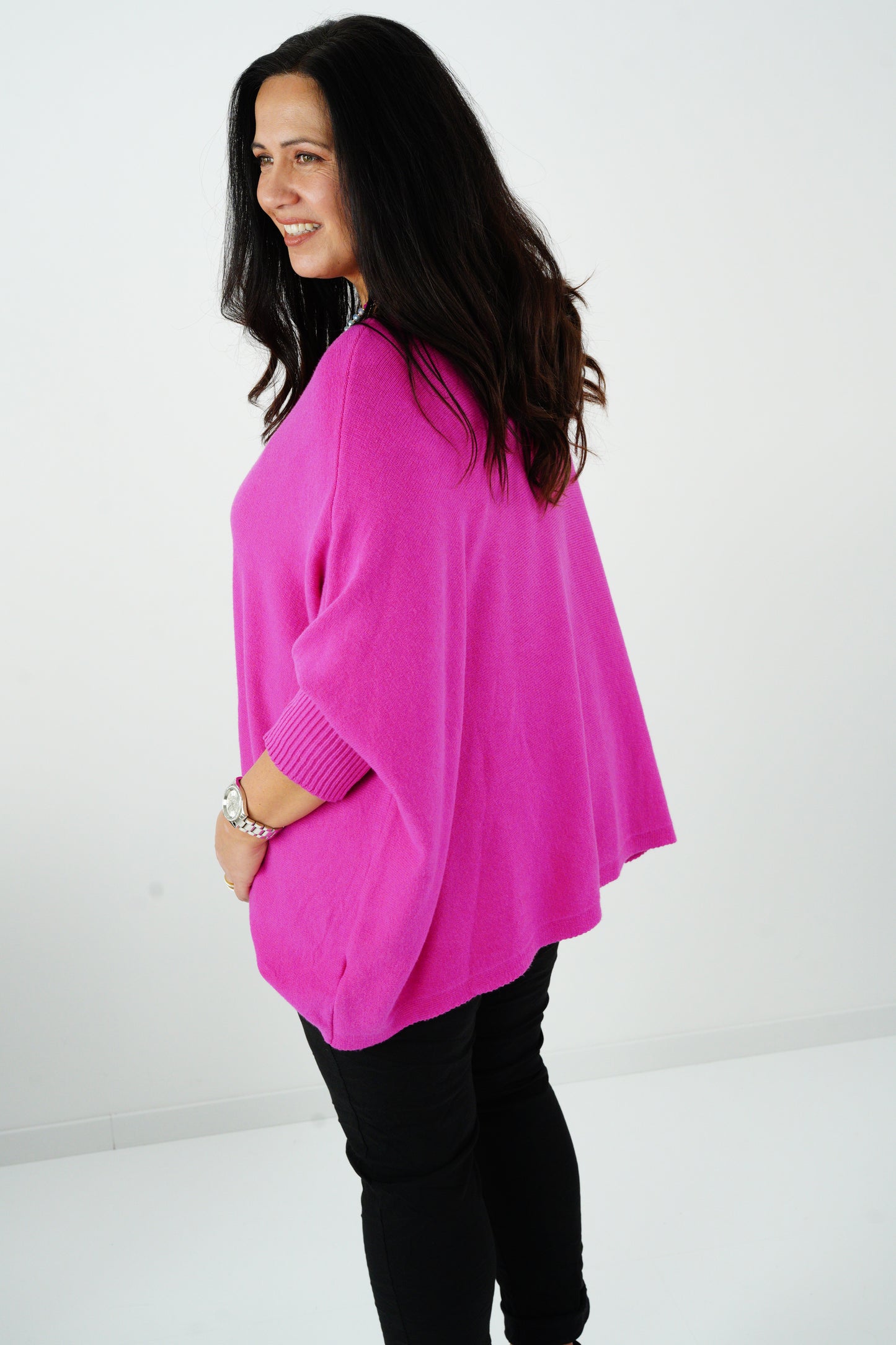 Pullover in Pink (42-48-Oversize)