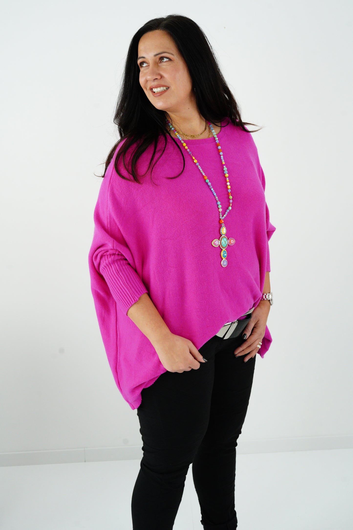 Pullover in Pink (42-48-Oversize)