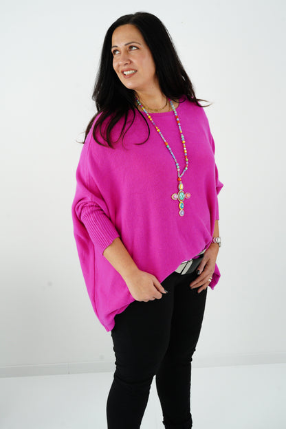 Pullover in Pink (42-48-Oversize)