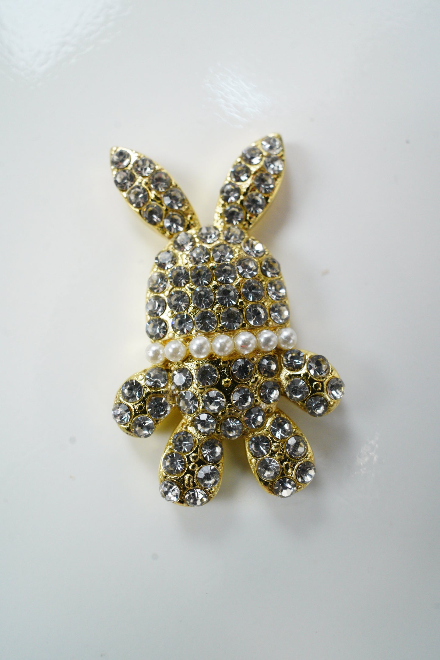 Magnet "Hase" in Gold