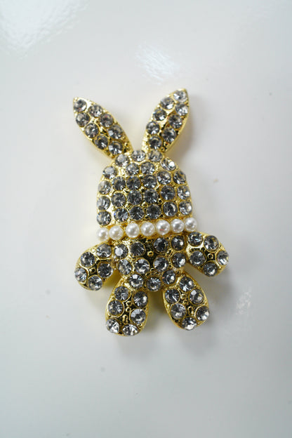 Magnet "Hase" in Gold
