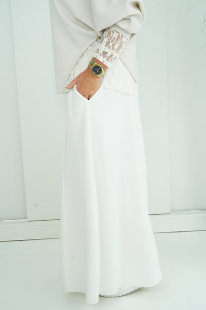 Palazzo Hose in Weiß (38-42+)