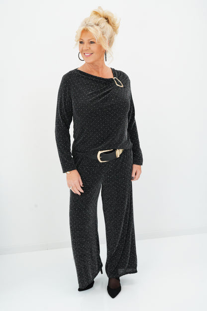 Marlene Hose in Schwarz (38-42+)