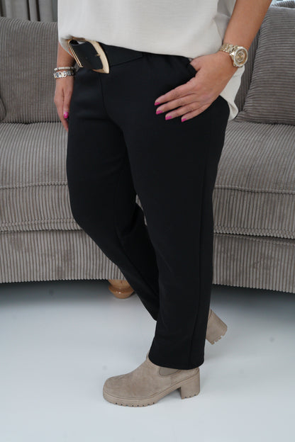 Joggpant in Schwarz (42-46)