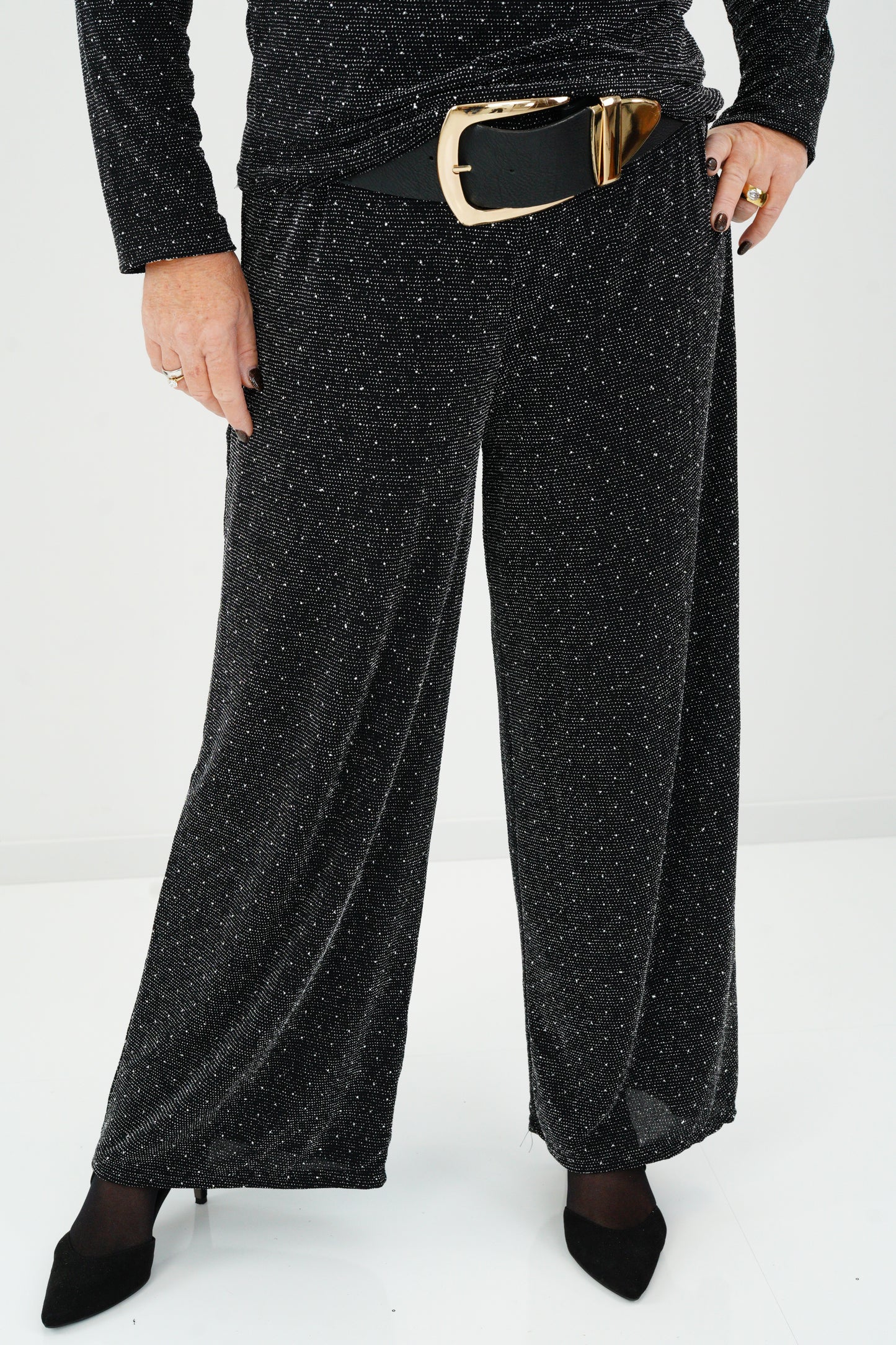 Marlene Hose in Schwarz (38-42+)