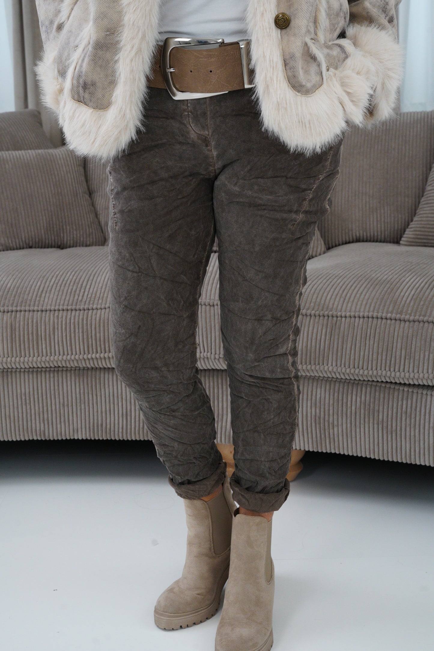 Joggpant in Kakao (38-42)