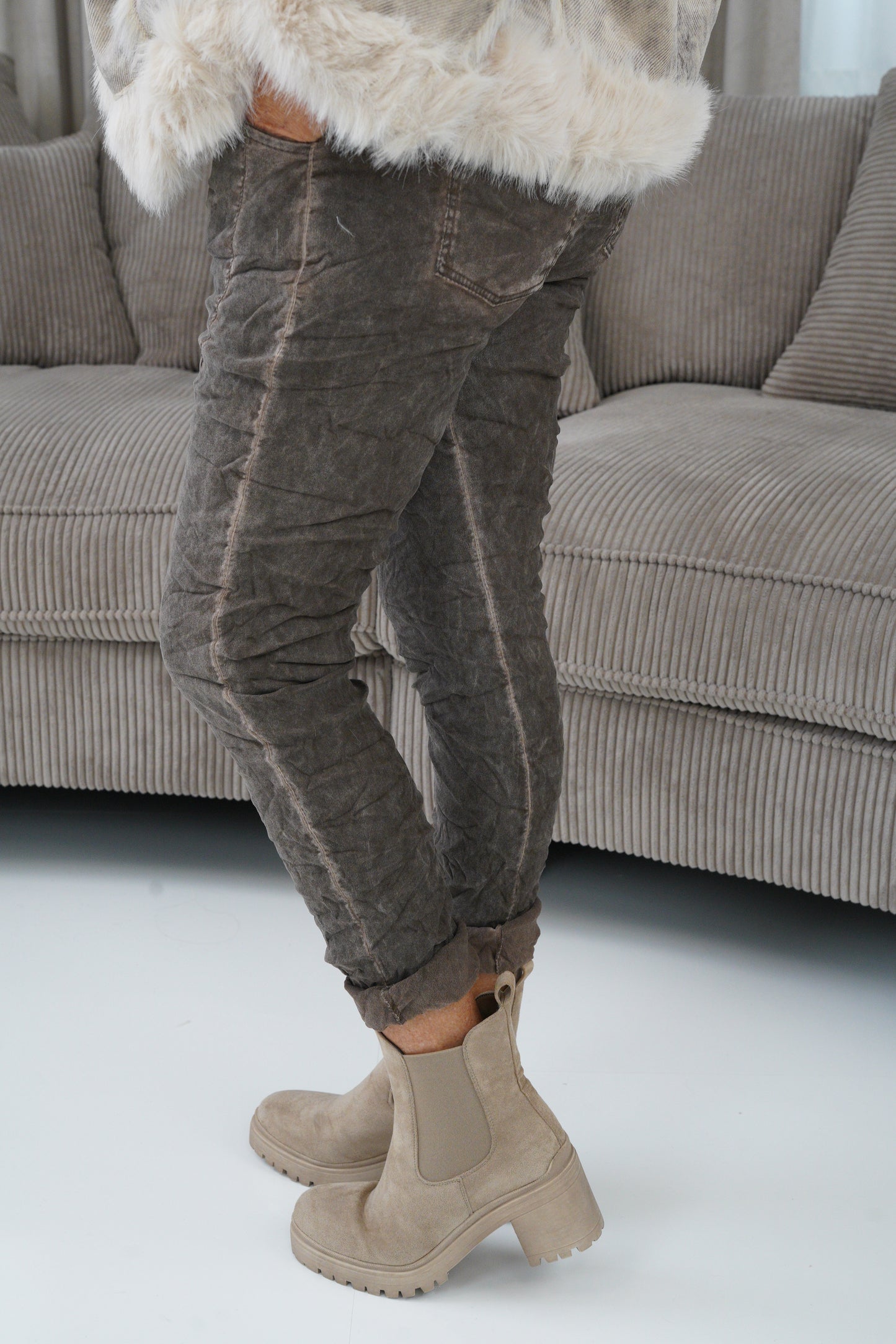 Joggpant in Kakao (38-42)
