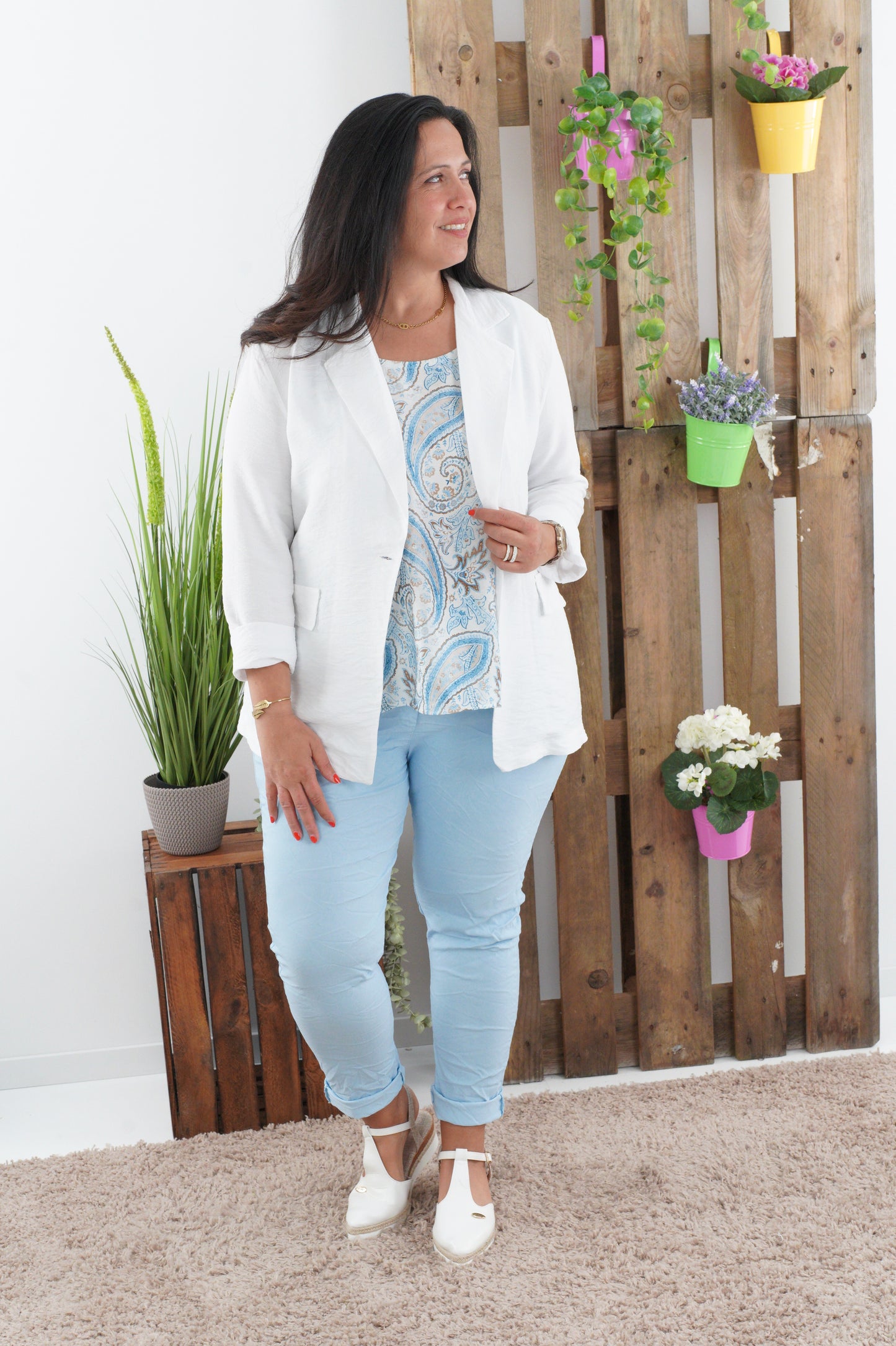 Blazer in Weiß (40-44)