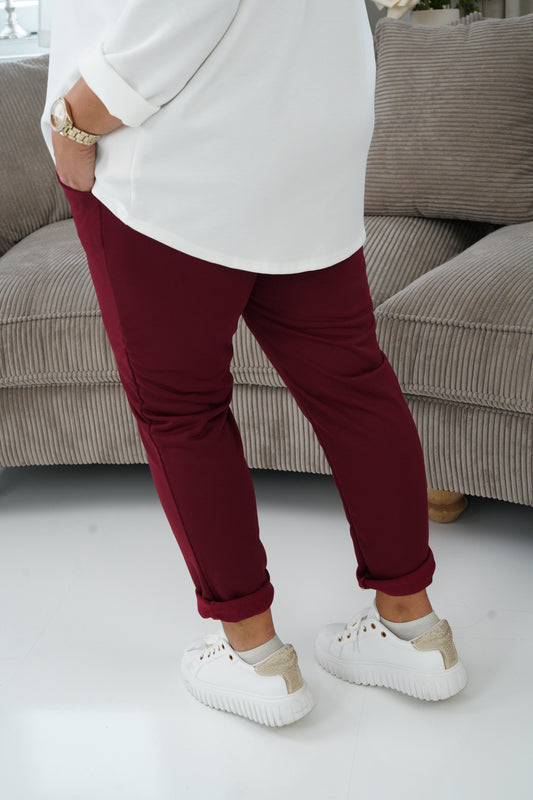 Joggpant in Bordeaux (42-46)