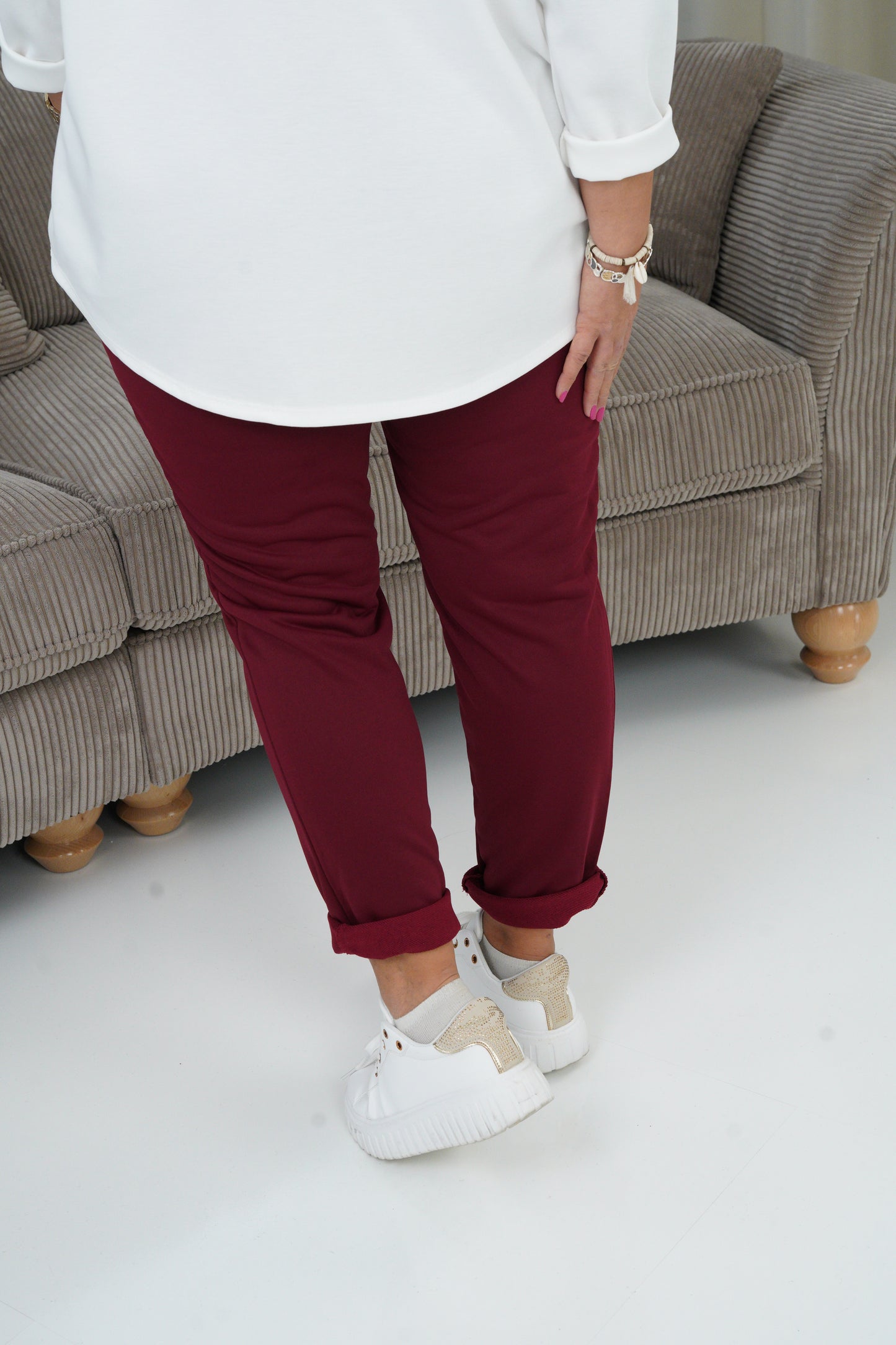 Joggpant in Bordeaux (42-46)