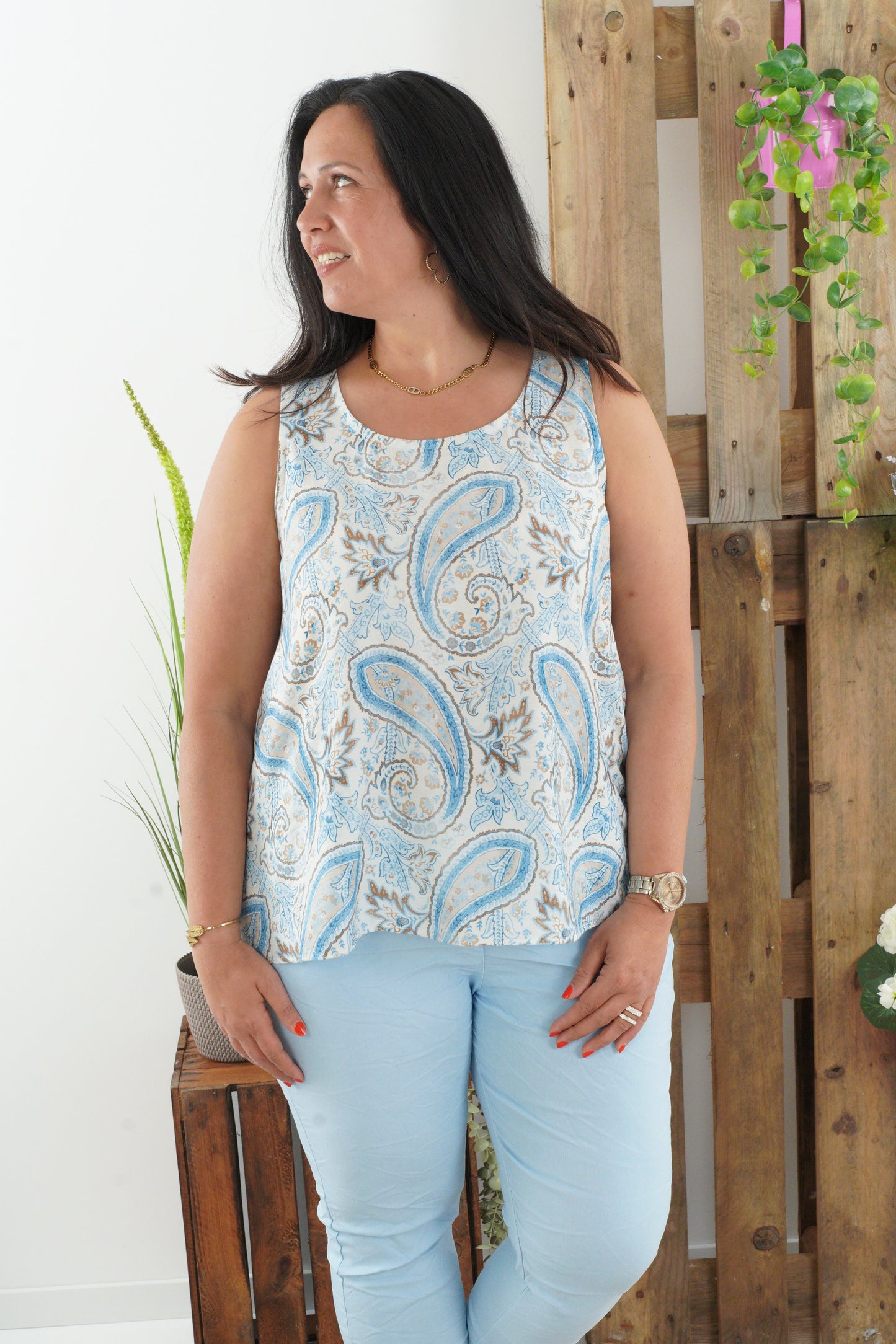 Top in Hellblau (38-42+)