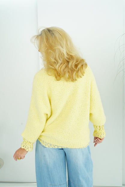Pullover in Gelb (40-44)