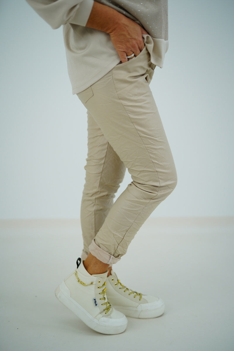 Kunstleder Joggpant "Ambre" (38-42)