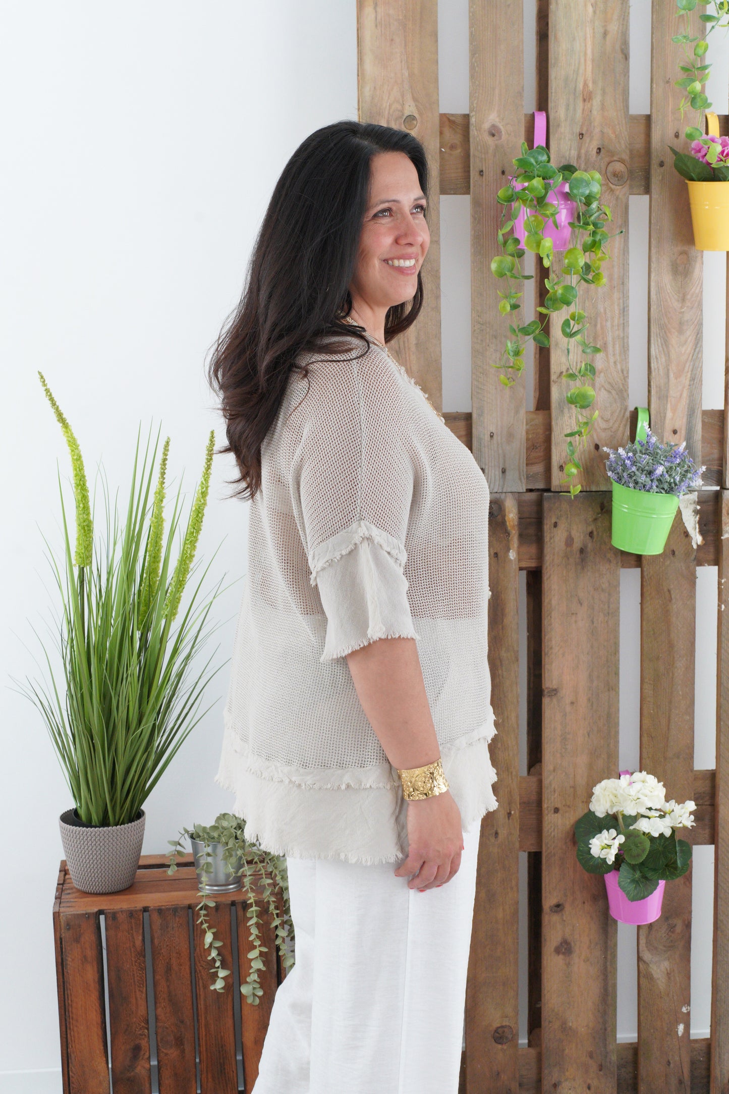 Shirt in Beige (42-46)