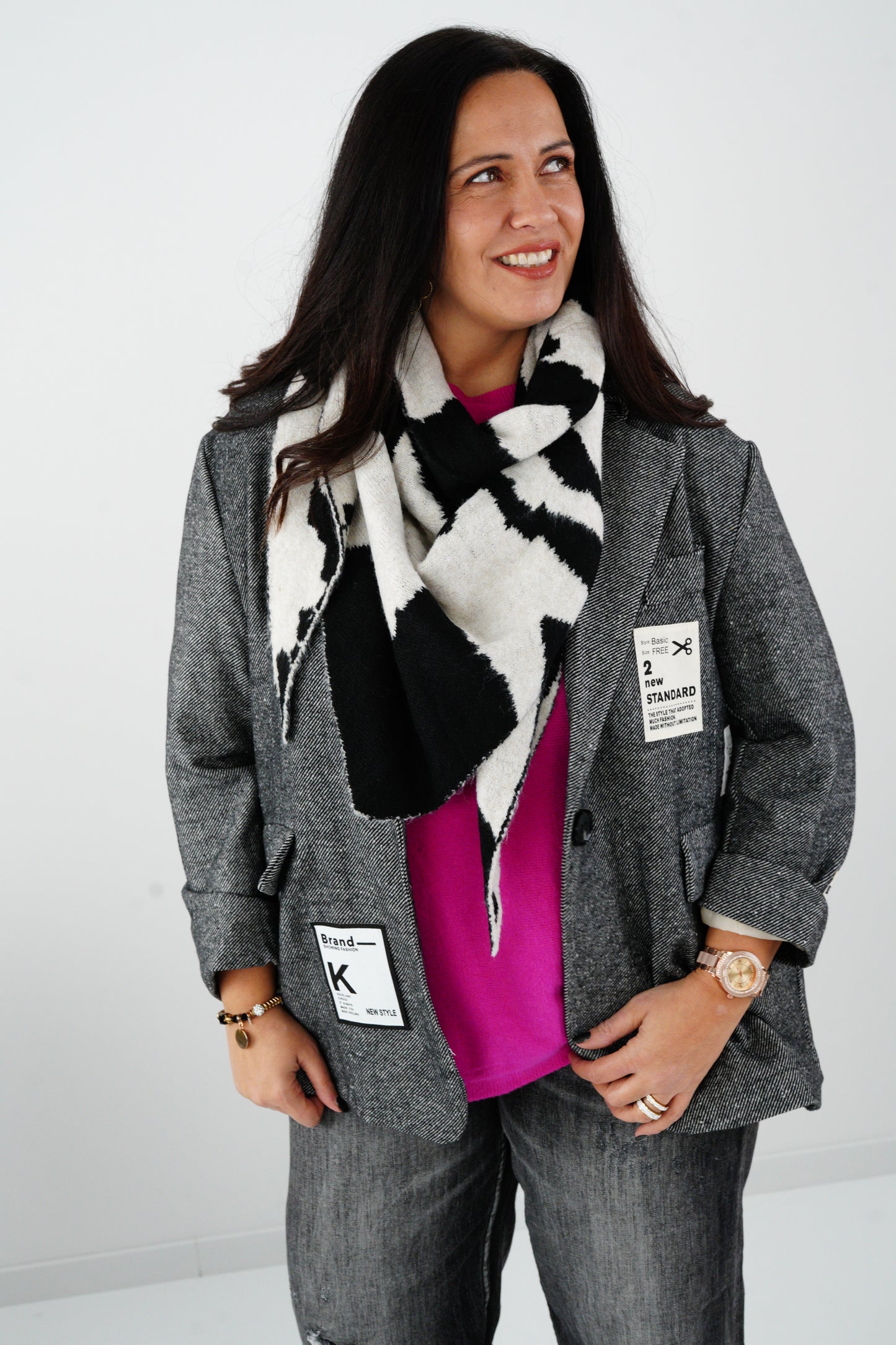 Blazer in Schwarz (42-44+)