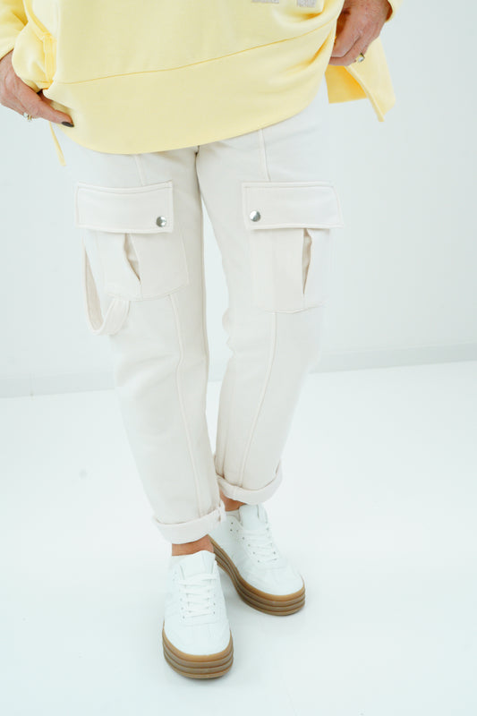 Joggpant in Hellbeige (38-42)