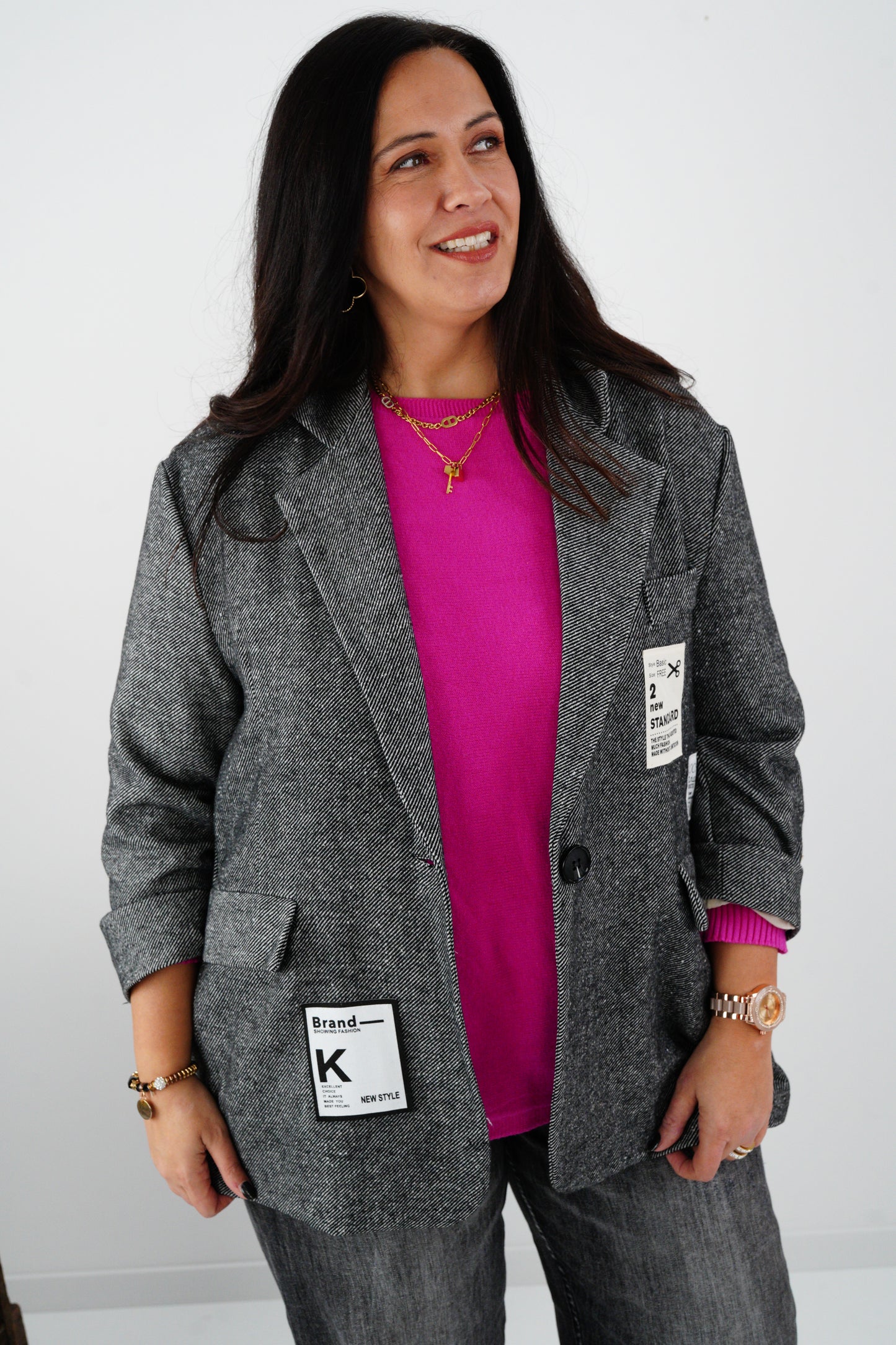 Blazer in Schwarz (42-44+)