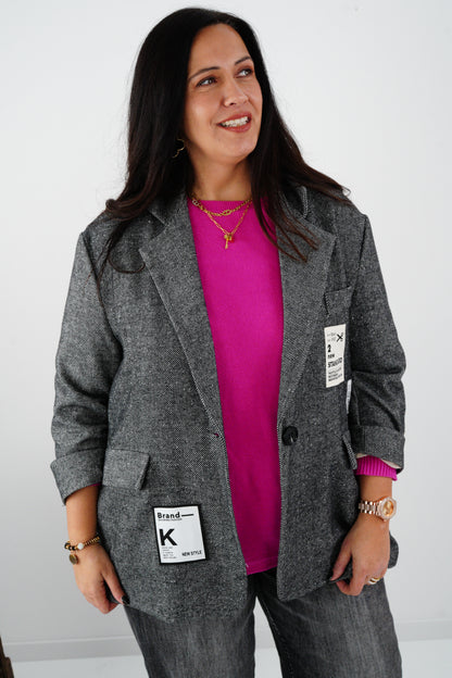 Blazer in Schwarz (42-44+)