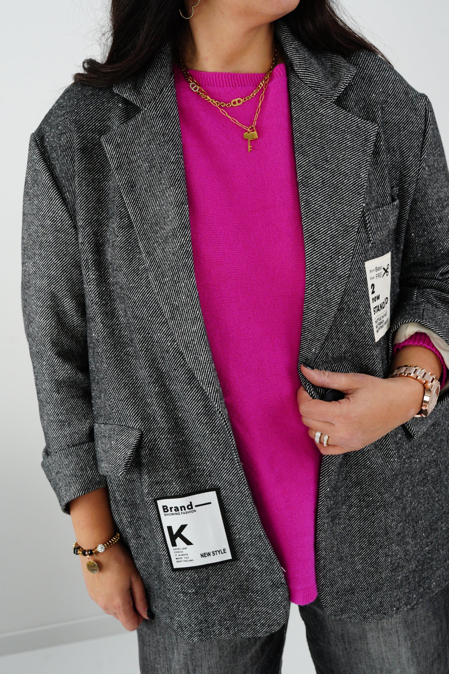 Blazer in Schwarz (42-44+)